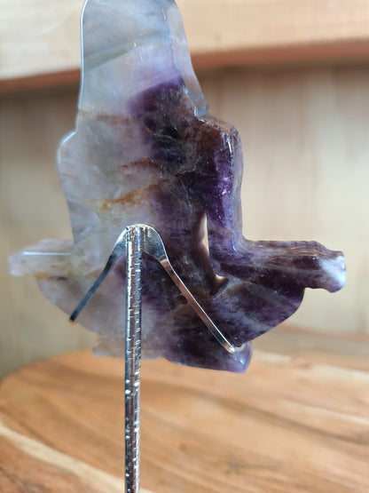 AMETHYST YOGA LADY ON ASTROLOGICAL STAND