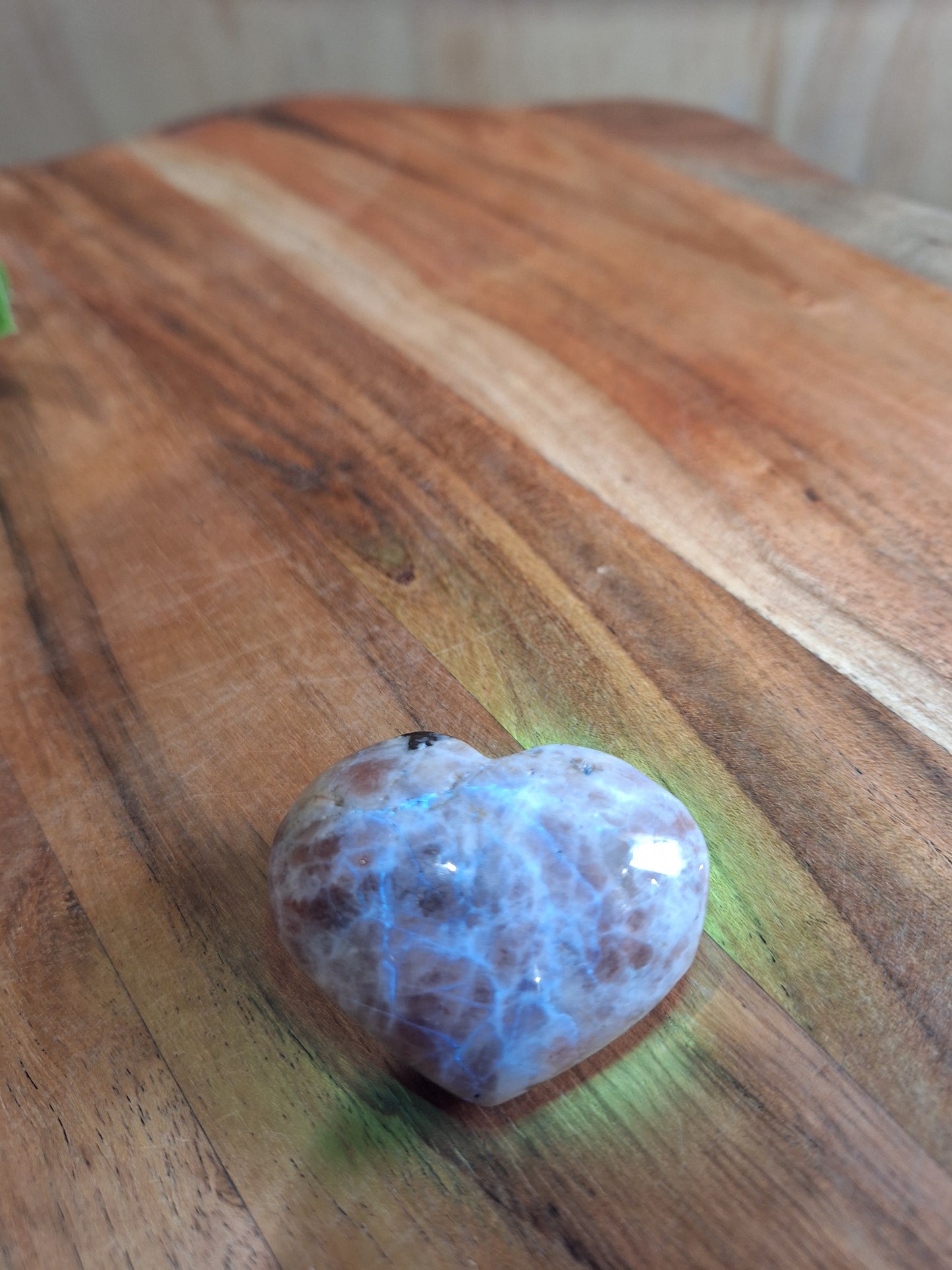 PEACH MOONSTONE HEARTS