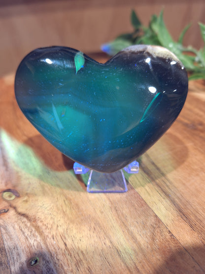 VOLCANO AGATE HEARTS
