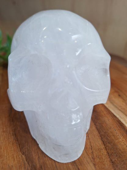 CLEAR QUARTZ SKULL