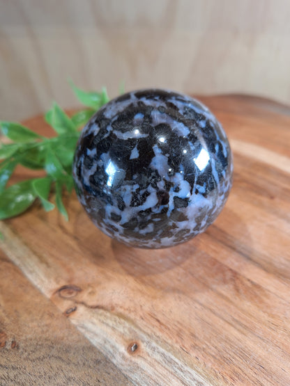 INDIGO GABBRO (MYSTIC MERLINITE) SPHERE
