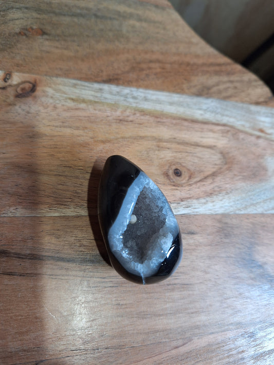BLACK AGATE EGGS