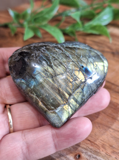 LABRADORITE HEART