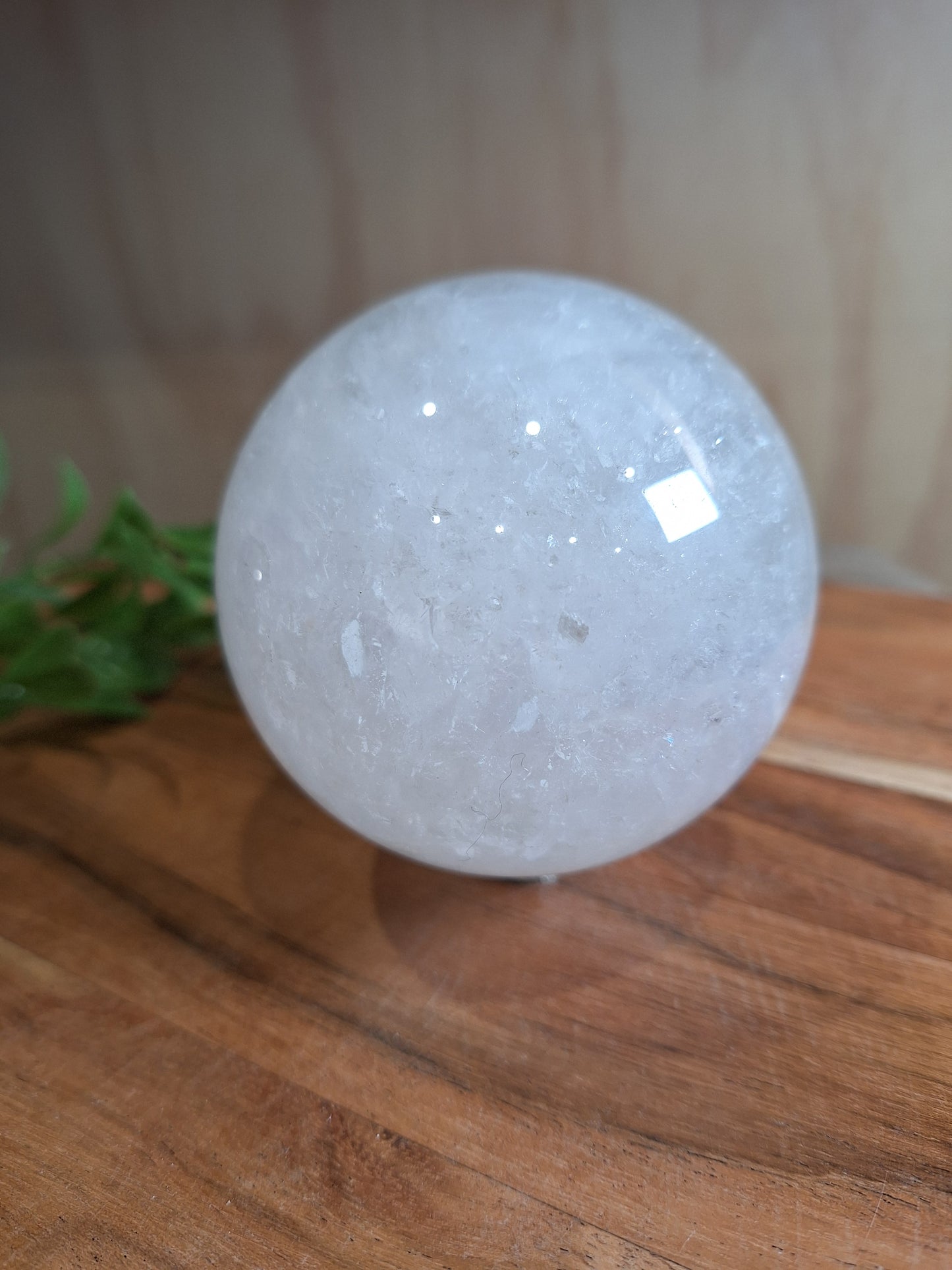 CLEAR QUARTZ SPHERE