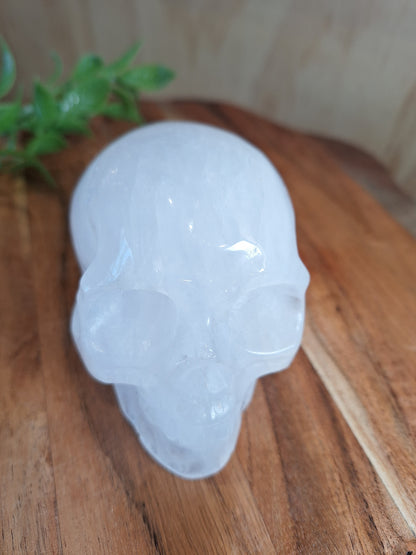 CLEAR QUARTZ SKULL