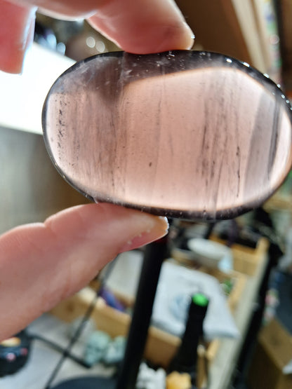 ICE OBSIDIAN PALM STONES (MEDIUM & LARGE)