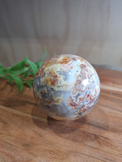 CRAZY LACE AGATE SPHERE