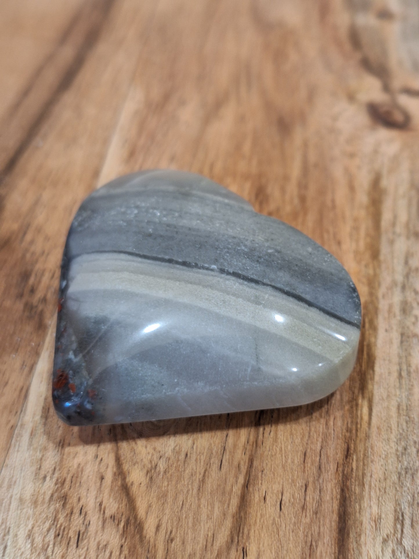AFRICAN BLOODSTONE HEART (MEDIUM) REALLY UNIQUE