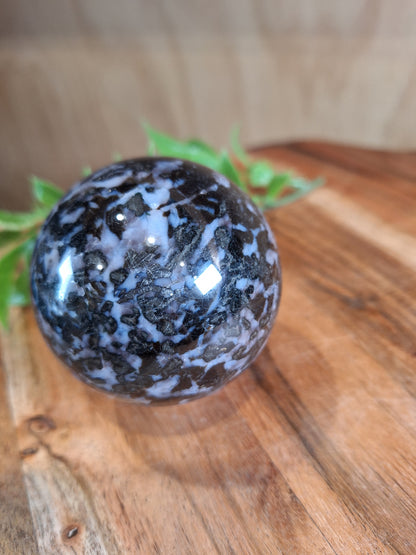 INDIGO GABBRO (MYSTIC MERLINITE) SPHERE