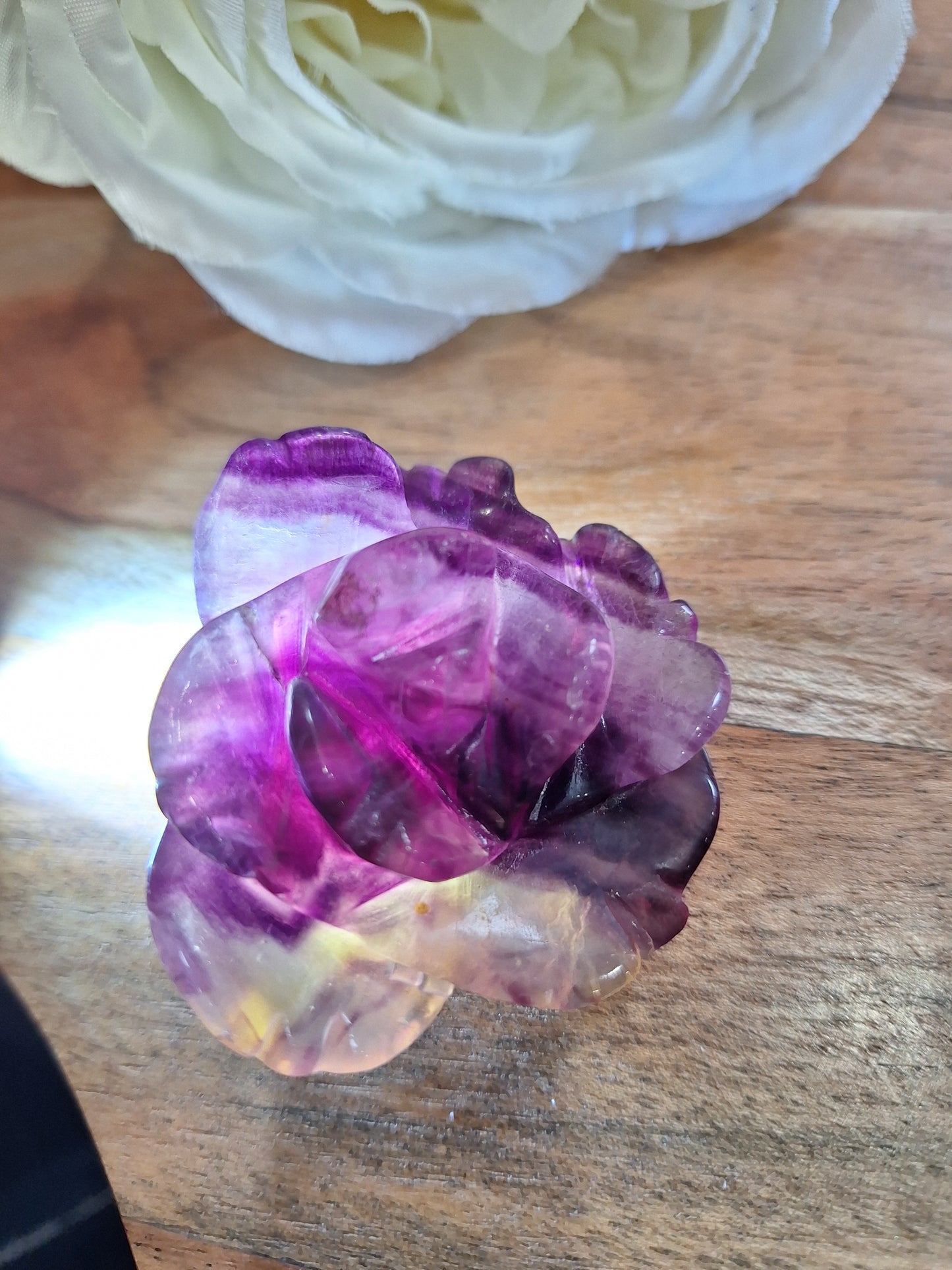 PURPLE FLUORITE ROSES