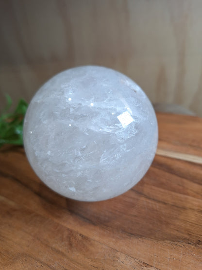 CLEAR QUARTZ SPHERE