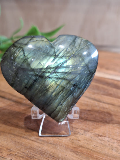 LABRADORITE HEART