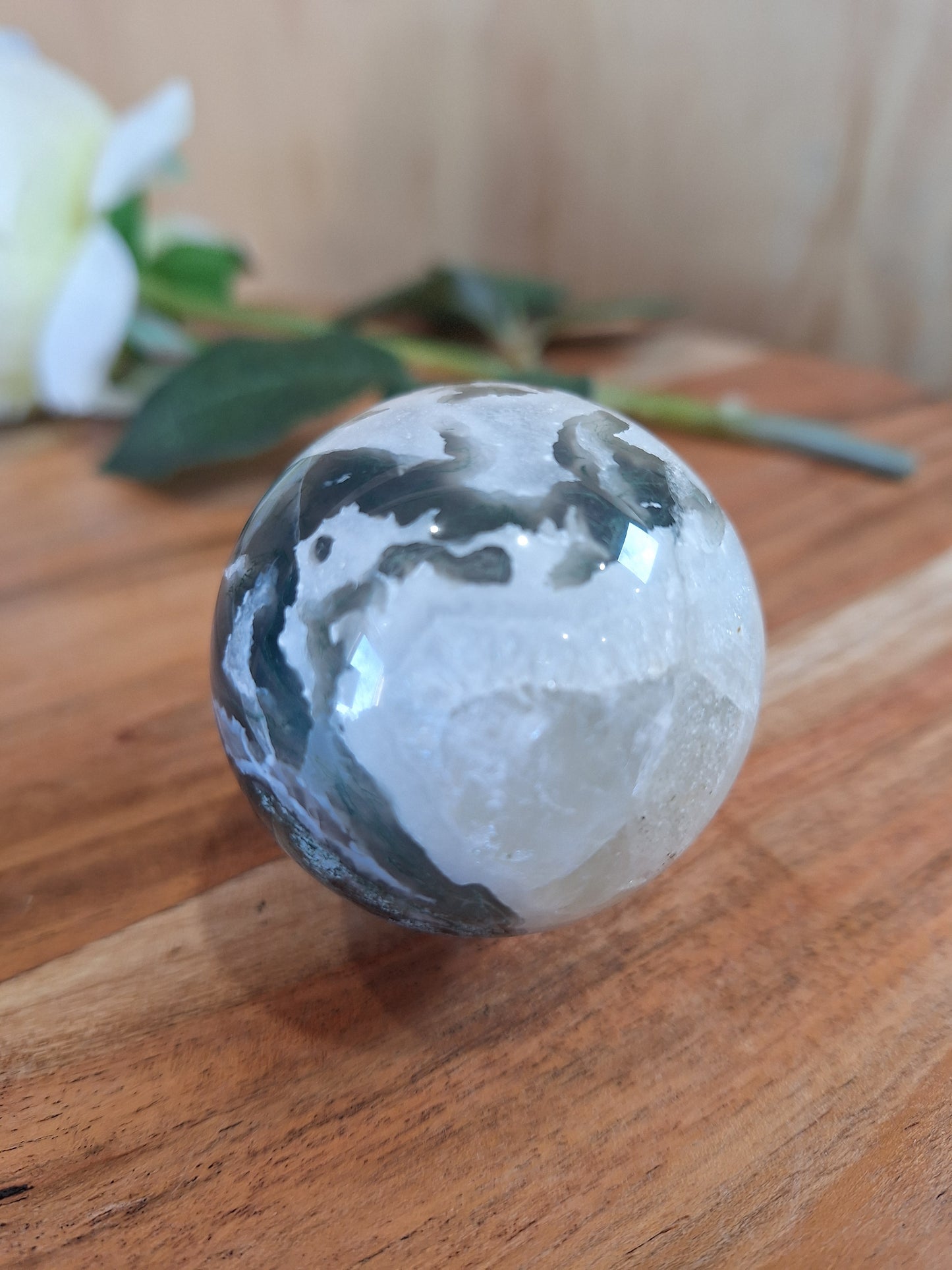MOSS AGATE SPHERES