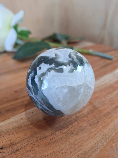 MOSS AGATE SPHERES