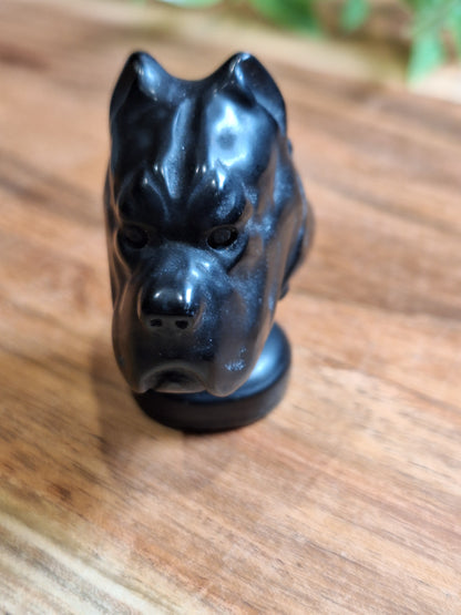 CRYSTAL DOG HEADS