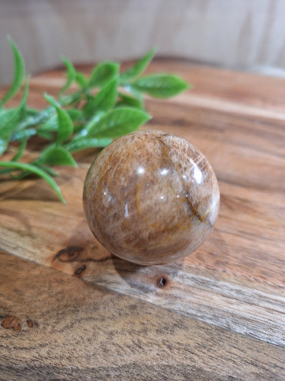 PEACH MOONSTONE SPHERES