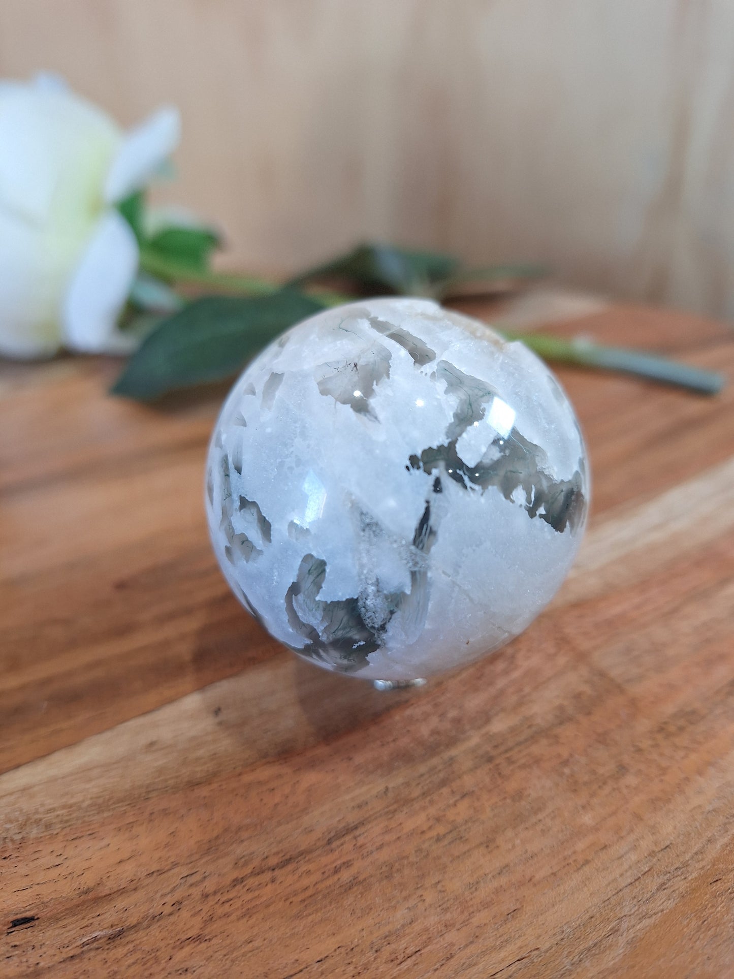 MOSS AGATE SPHERES