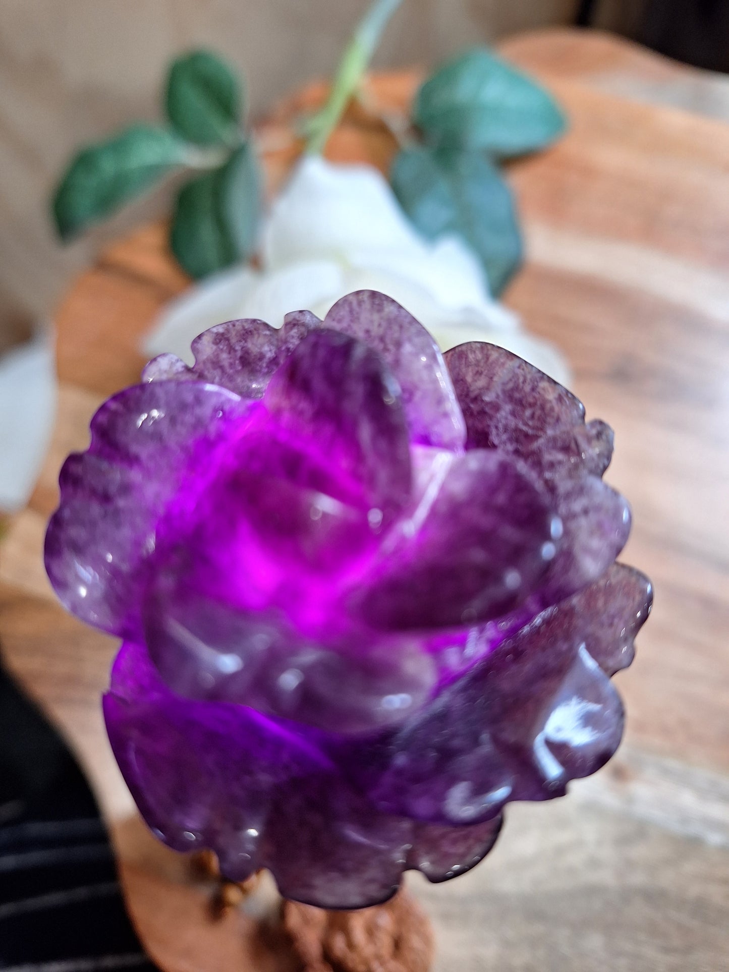 PURPLE FLUORITE ROSES