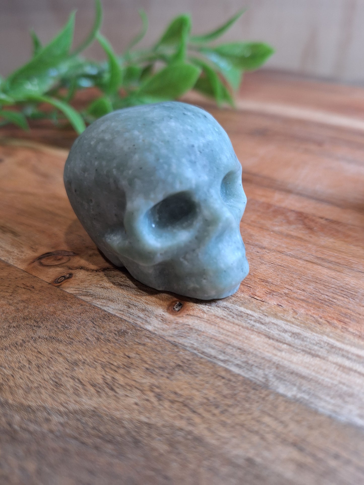 SERPENTINE JADE SKULLS