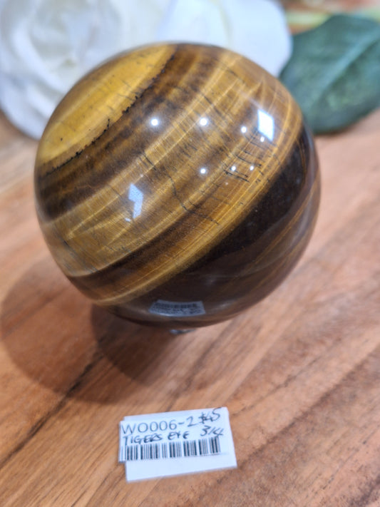 TIGERS EYE SPHERES (MEDIUM)
