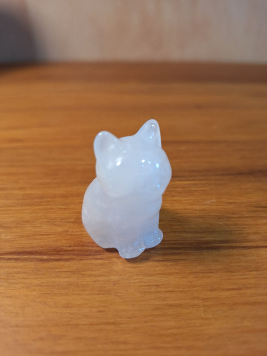 ROSE QUARTZ CAT