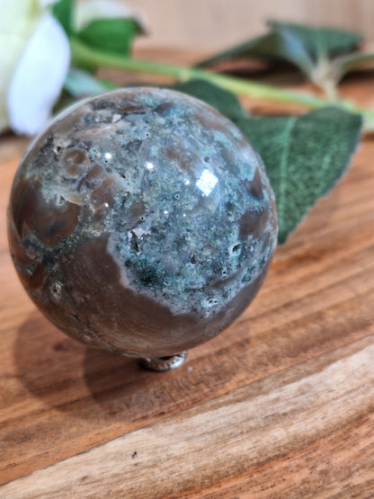 MOSS AGATE SPHERES