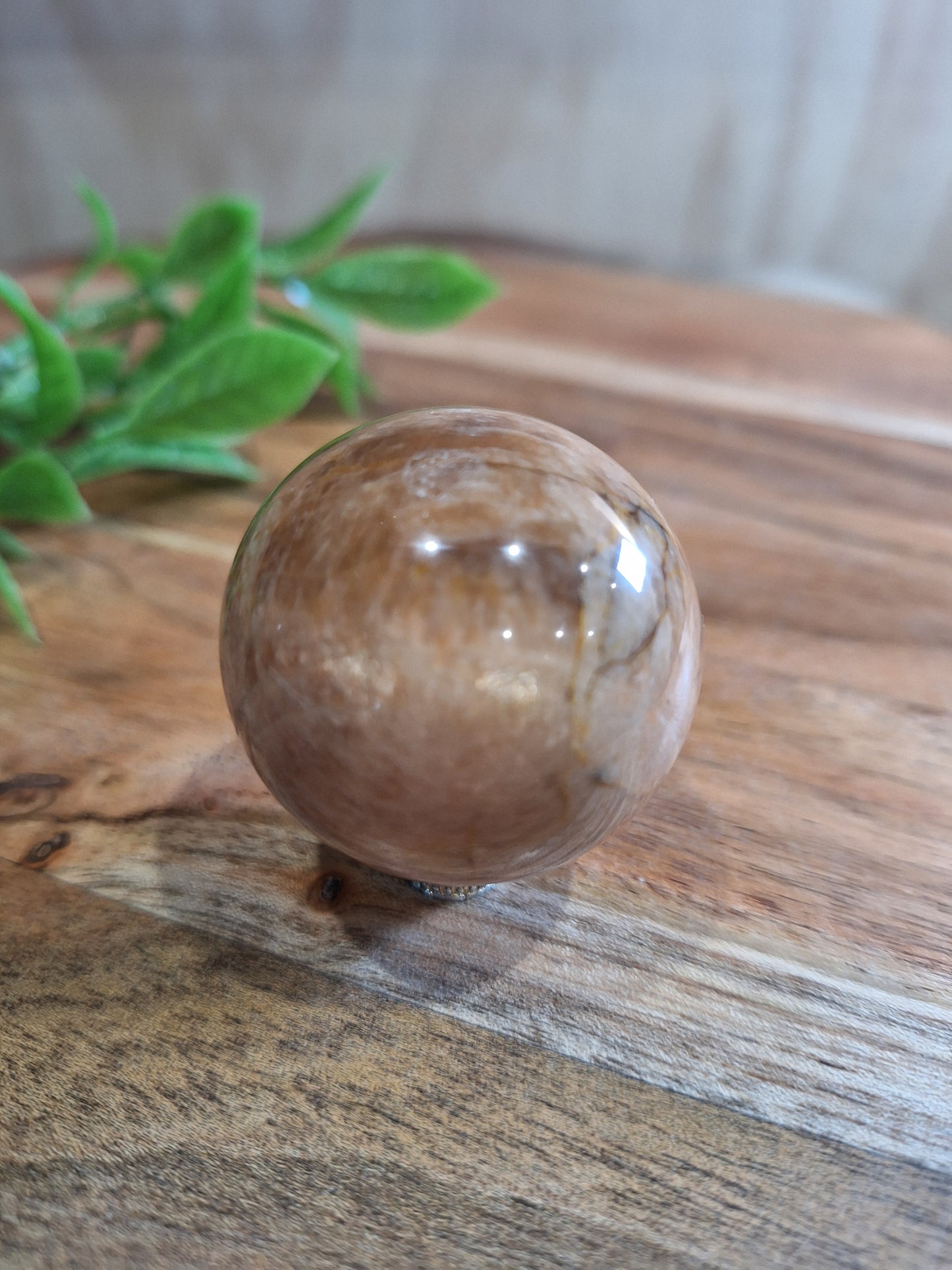PEACH MOONSTONE SPHERES