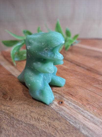 AMAZING DARK GREEN JADE TYRANNOSAURUS REX