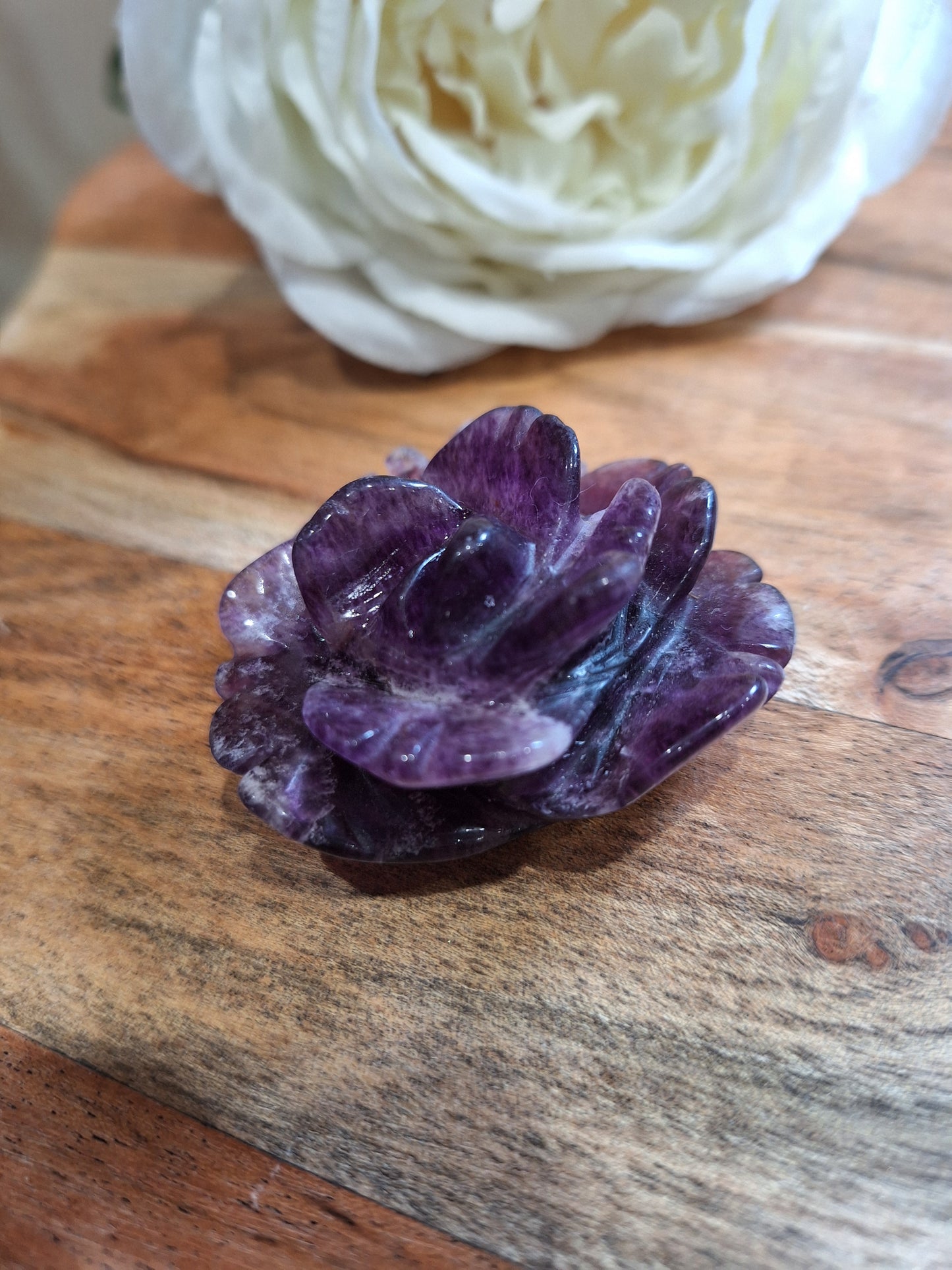PURPLE FLUORITE ROSES