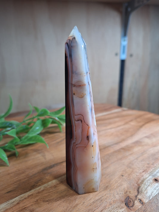 CARNELIAN & AGATE TOWER (UNIQUE)