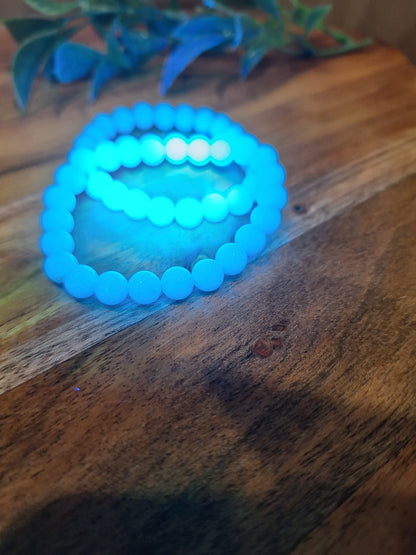 GLOW IN THE DARK 8mm BRACELETS