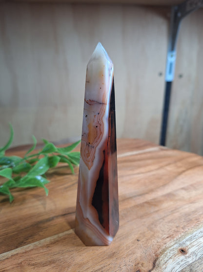 CARNELIAN & AGATE TOWER (UNIQUE)