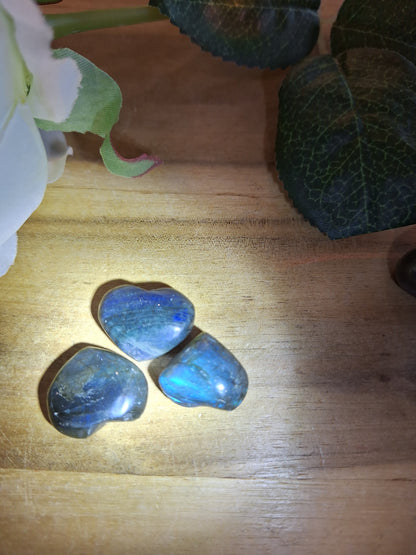 LABRADORITE HEARTS (SMALL)