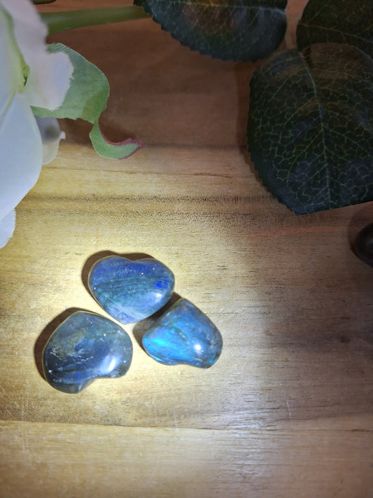 LABRADORITE HEARTS (SMALL)