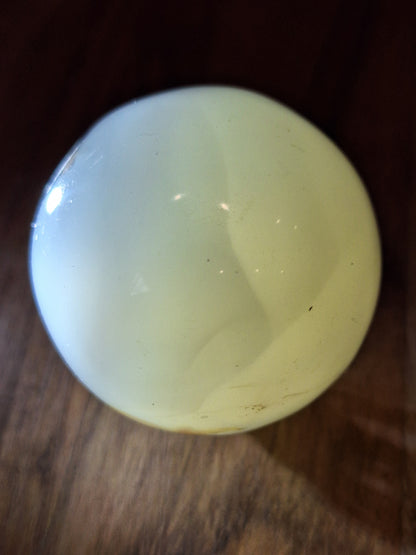 WHITE AGATE HEART (MEDIUM)