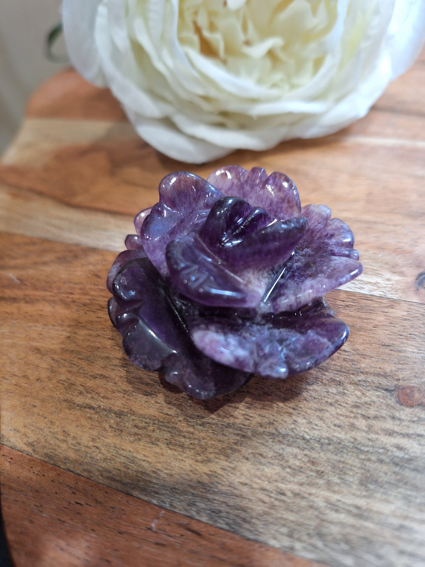 PURPLE FLUORITE ROSES