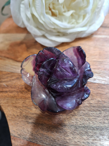 PURPLE FLUORITE ROSES