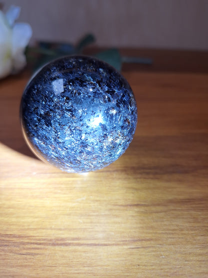 ASTROPHYLITE WITH AMBER