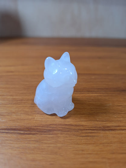 ROSE QUARTZ CAT