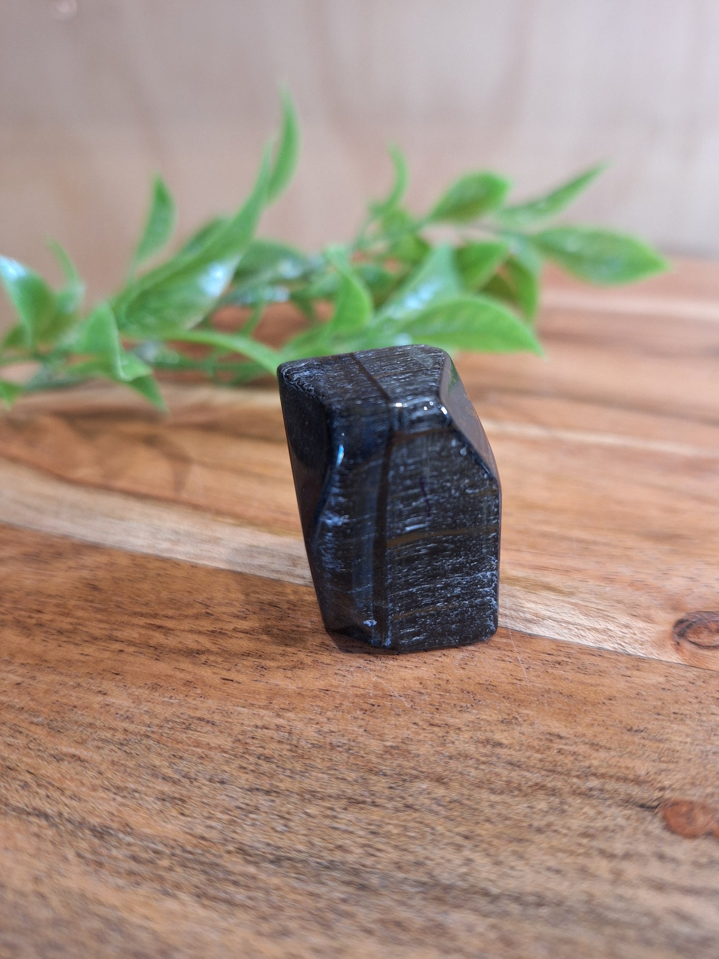 BLUE TIGERS EYE POLISHED RAWS (WARIOUS SIZES & SHAPES)