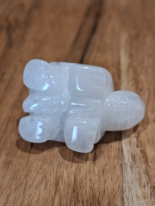CLEAR QUARTZ TURTLE