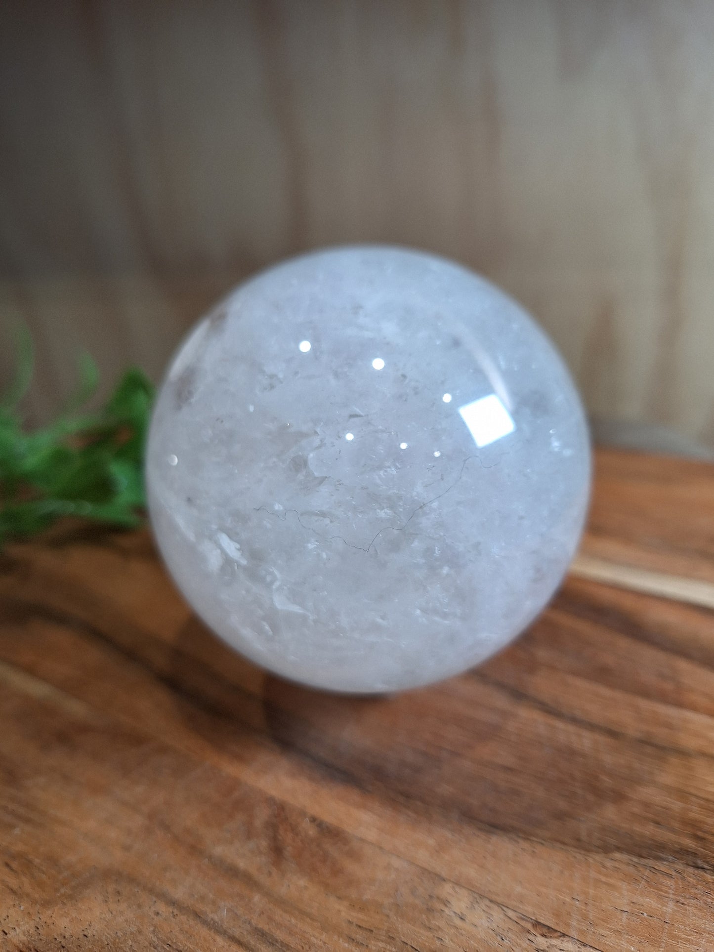 CLEAR QUARTZ SPHERE
