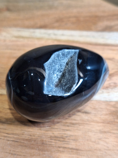 BLACK AGATE EGGS