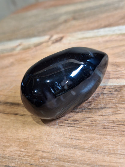 BLACK AGATE EGGS