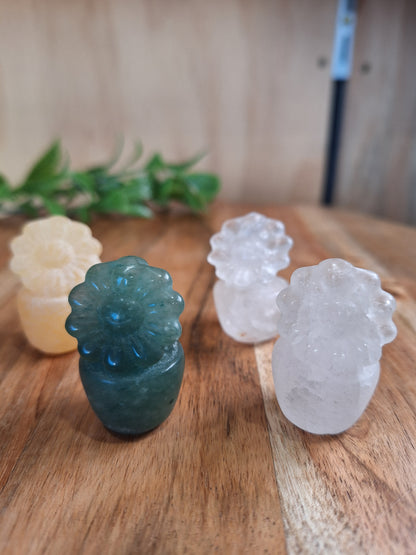 CRYSTAL FLOWER POTS