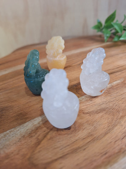 CRYSTAL FLOWER POTS
