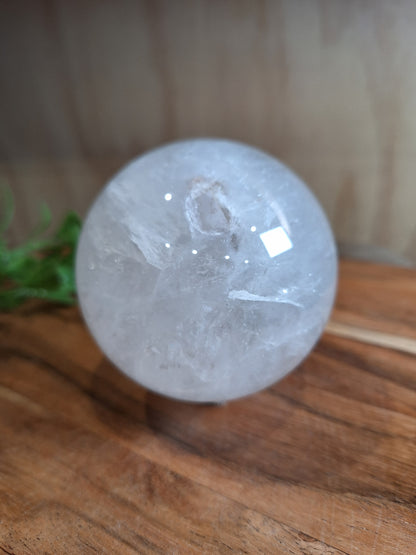 CLEAR QUARTZ SPHERE