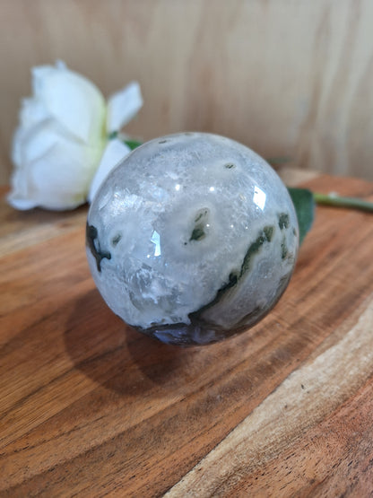 MOSS AGATE SPHERES