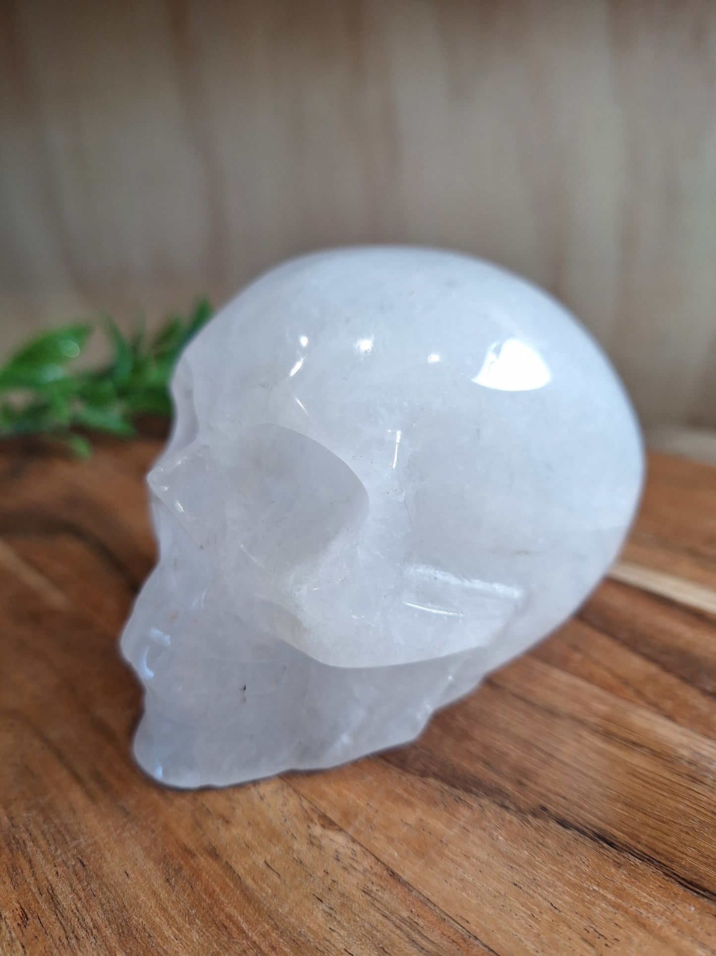 CLEAR QUARTZ SKULL