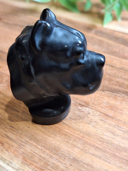 CRYSTAL DOG HEADS